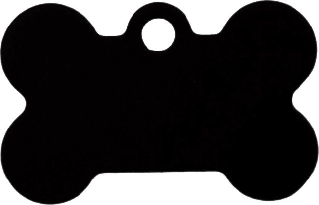 Medaljons – Bone Small, Black