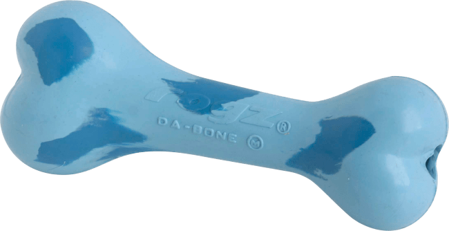 Hračka ROGZ kost DaBone gumová modrá S