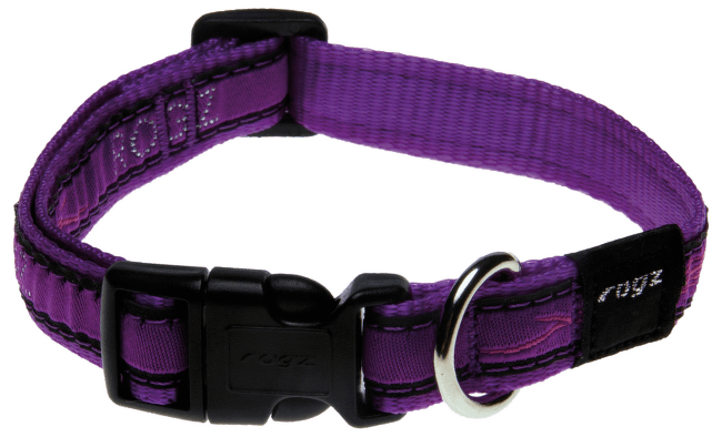 Obojek ROGZ Fancy Dress Scooter Purple Chrome M