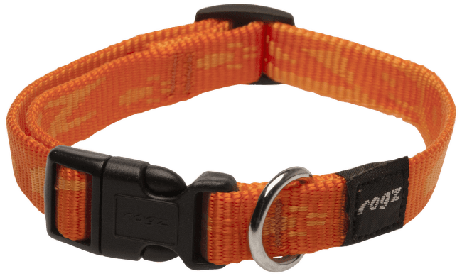 Obojek ROGZ Alpinist oranžový M