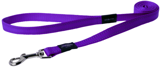 Поводок для собак - Rogz Utility reflective leash, L, 108 cm