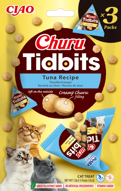 Pamlsky Churu Tidbits Tuna Recipe 3×12 g