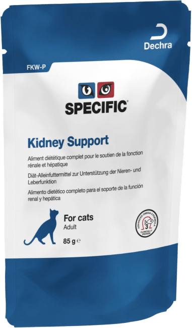 Ветеринарные консервы для кошек – Specific Kidney Support FKW-P, 85 г 