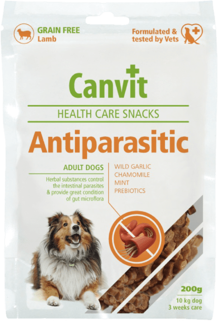Canvit Health Care Snacks Antiparasitic 200 g 