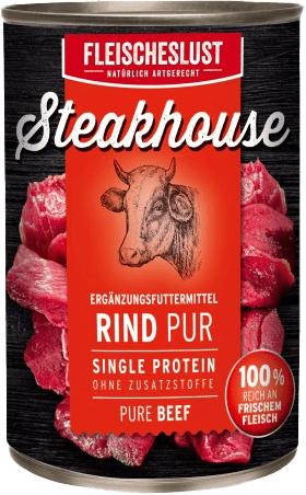 Meat love dog konzerva steak  hovädzie 400 g