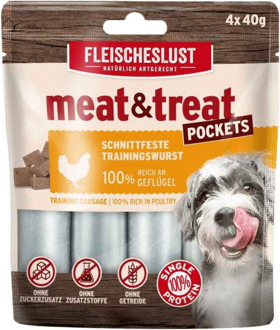 Meat love dog saláma hydina 4 ks 160 g 
