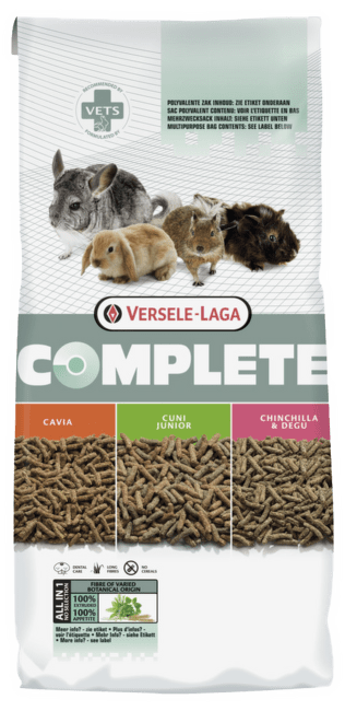Barība pundurtrušiem junioriem – VERSELE-LAGA Complete Cuni Junior, 8 kg