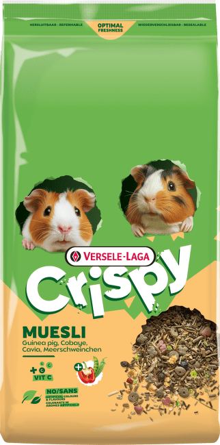 Krmivo Versele-Laga Crispy Muesli Guinea Pigs pre morčatá 9 kg