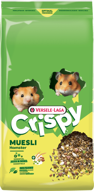 Krmivo Versele-Laga Crispy Muesli Hamster pre škrečky 9 kg