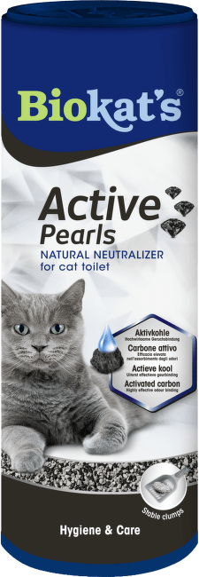 Osvěžovač WC Biokat's Active Pearls uhlí 700 ml