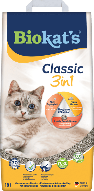 Podestýlka Biokat's Classic 18 l