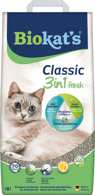 Podestýlka Biokat's Classic Fresh 18 l