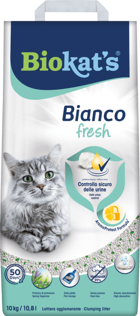 Podestýlka Biokat's Bianco Fresh Control 10 kg