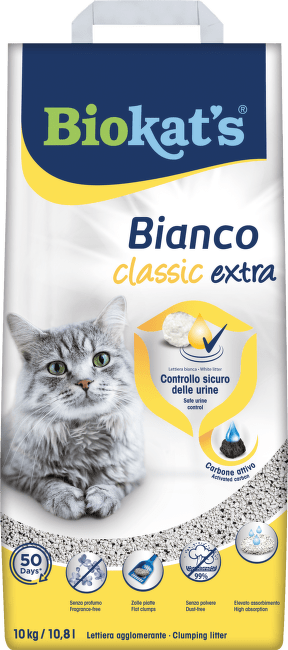 Podestýlka Biokat's Bianco Extra Classic 10 kg