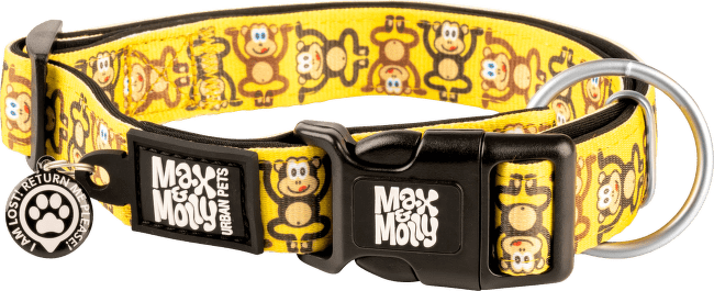 Obojek pro kočky Max & Molly Smart ID Monkey Maniac