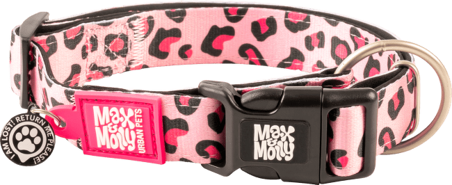 Obojek pro kočky Max & Molly Smart ID Leopard