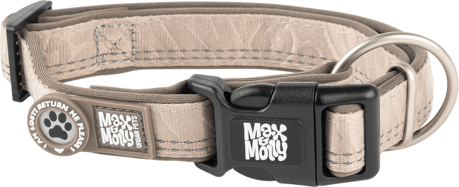 Obojek Smart ID pro psy Max & Molly Matrix XS béžový