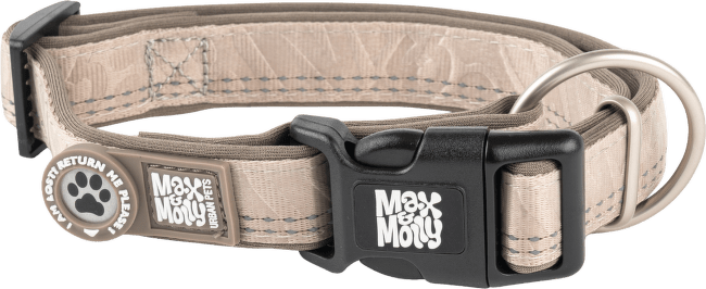 Obojek Smart ID pro psy Max & Molly Matrix S béžový