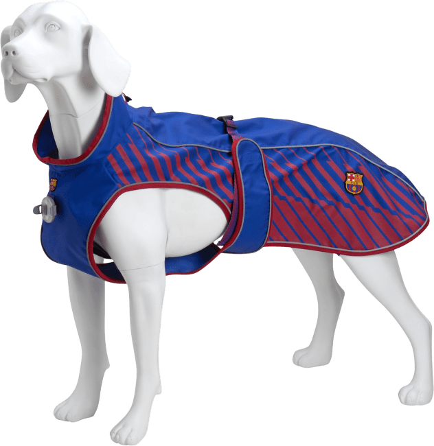 Pršiplášť pre psov Max & Molly FC Barcelona L, 70 cm