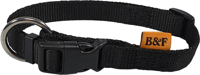 Obojok BaF nylon čierny 50cm