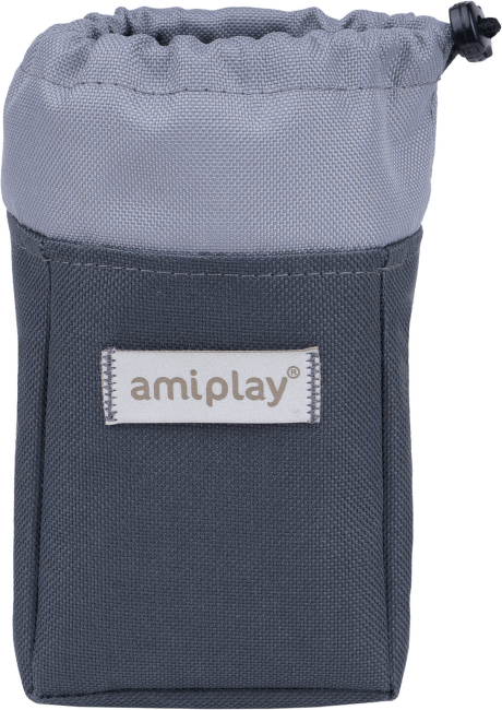 Pamlskovník pro psy  Amiplay Samba šedý  8 x 6 x 10 cm