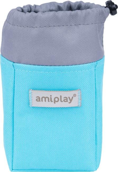 Pamlskovník pro psy Amiplay Samba modrý 8 × 6 × 10 cm