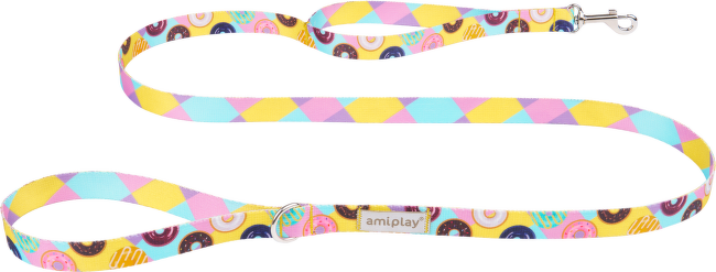 Vodítko Amiplay BeHappy Donut S 150 cm × 1,5 cm