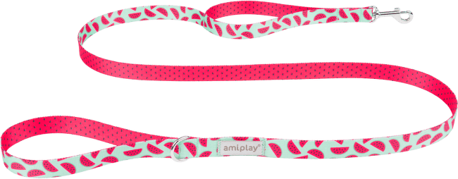 Vodítko Amiplay BeHappy Watermelon XL 150 cm × 2,5 cm