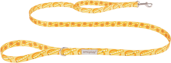 Vodítko Amiplay BeHappy Banana XL 150 cm × 2,5 cm