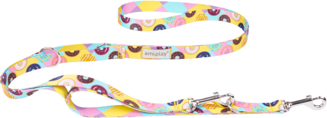 Nastavitelné vodítko Amiplay BeHappy 7v1 Donut XL 100–200 cm × 2,5 cm