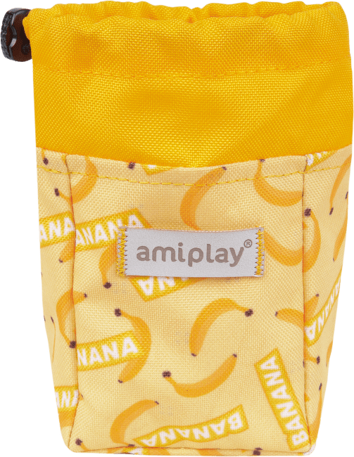 Pamlskovník pro psy Amiplay BeHappy Banana 6 × 2 × 11 cm