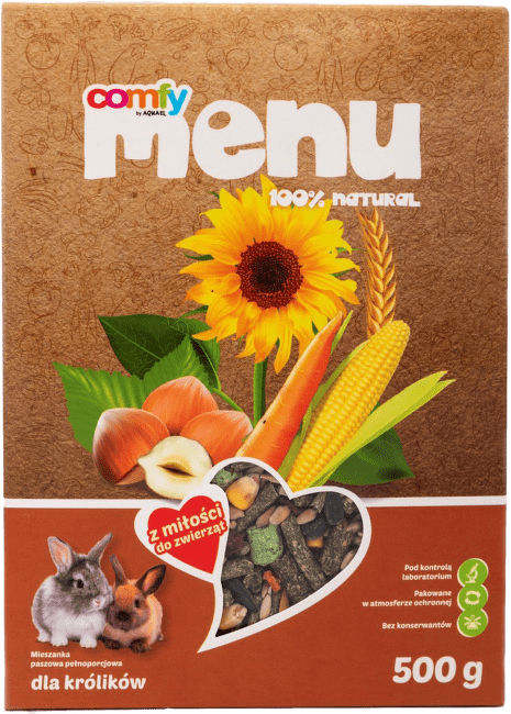Krmivo Comfy Menu pre králiky 500g