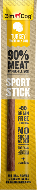 Лакомство для собак – GimDog Sports Stick Turkey, 12 г