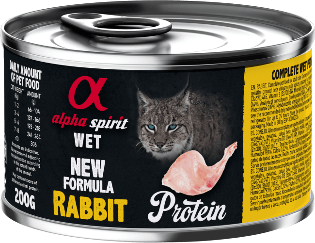Alpha Spirit Cat Adult Rabbit Protein 200g