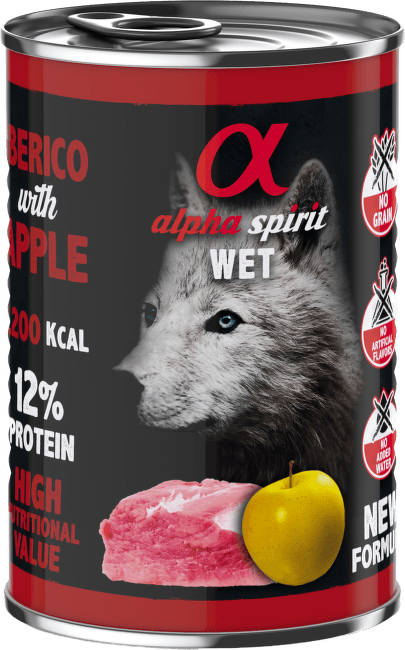 Alpha Spirit Dog Pork with Yellow Apple 400g