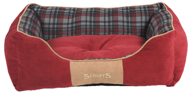 Спальное место для собак - Scruffs Highland Dog Bed М, 60*50 см, red