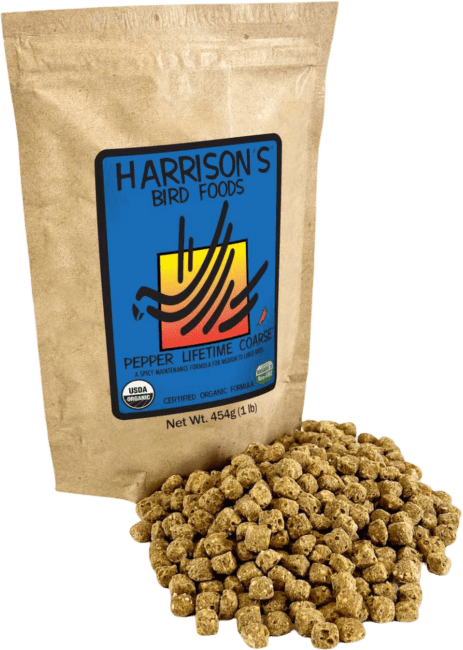 Экструдированный корм для птиц – Harrison's pepper lifetime coarse, 454 г