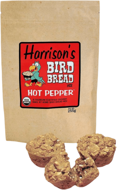 Экструдированный корм для птиц – Harrison's BIRD BREAD mix Hot pepper, 255 г
