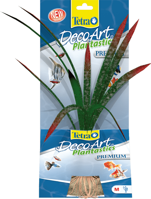 Декоративное растение для аквариума - Растение шелковое Tetra Dragon Flame M