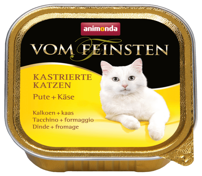 Консервы для кошек - Vom Feinsten for Castrated Cats Turkey and Cheese, 100 г