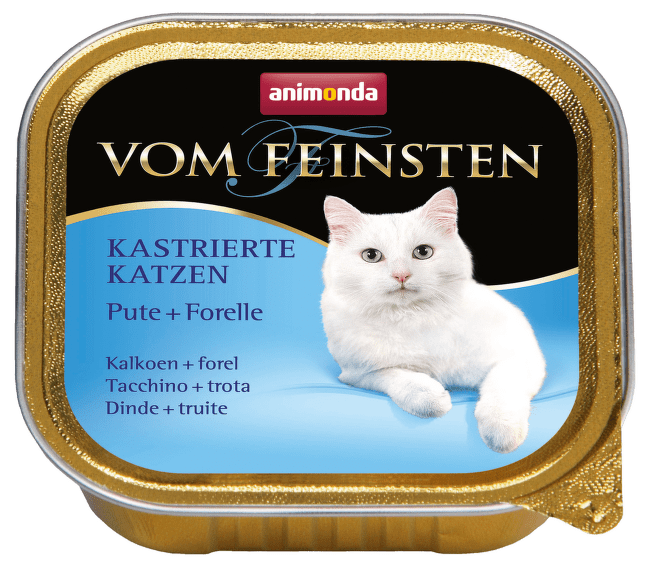 Консервы для кошек - Vom Feinsten for Castrated Cats Turkey and Trout, 100 г