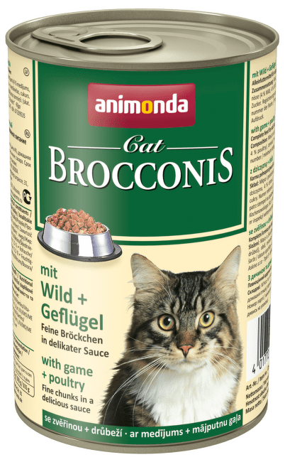 Консервы для кошек - Animonda Brocconis Cat, с мясом дичи и курицей, 400 г