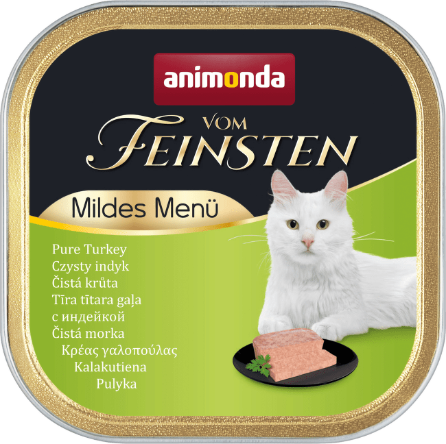 Консервы для кошек – Vom Feinsten Pure turkey Mild Menu, 100 г