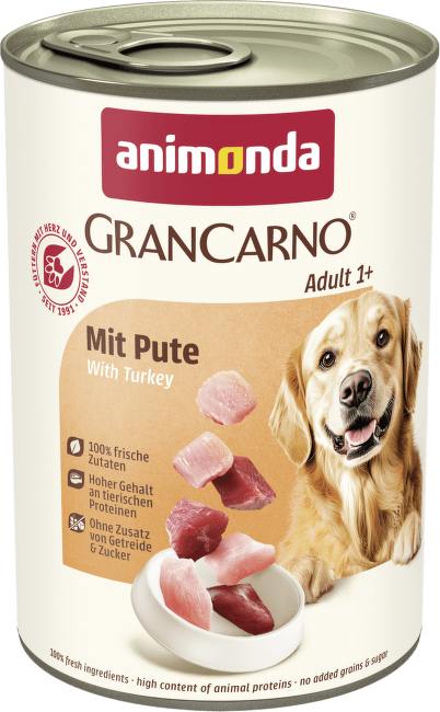 Konzerva Animonda Gran Carno Adult s morčacím mäsom 400g