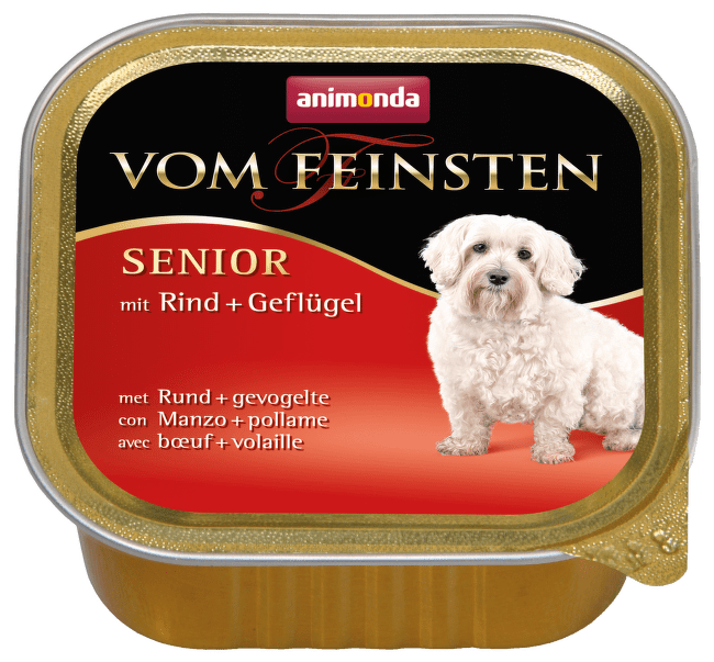 Консервы для собак - Vom Feinsten Senior Beef and Poultry, 150 г