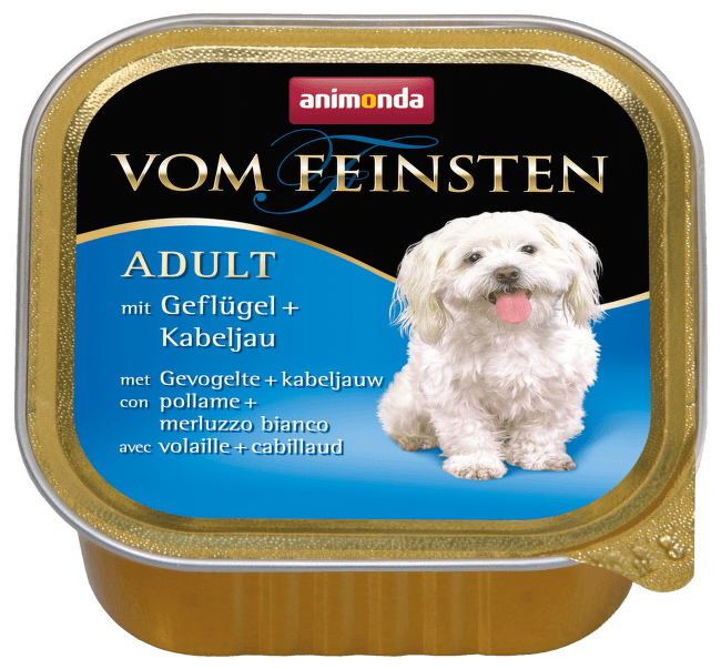 Консервы для собак - Vom Feinsten Mare, с курицей и треской, 150 г 