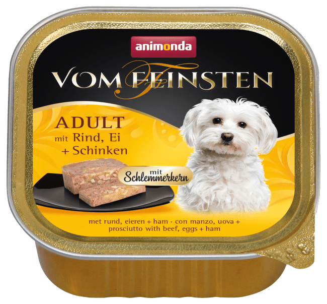 Консервы для собак – Vom Feinsten Gourmet centre with Beef, egg + ham, 150 г