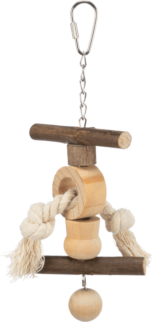 Trixie hračka Natural Living so zvončekom, 20 cm