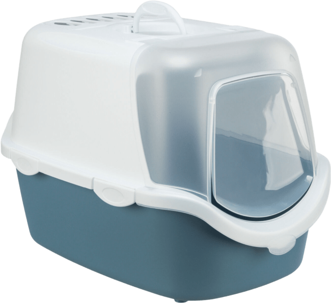 Туалет для кошек – Trixie, Vico Easy Clean Litter Tray, grey/white, 40 x 40 x 56 см