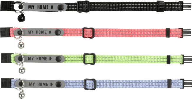 Kakla siksna kaķiem - Trixie Cat Collar with Address Tag